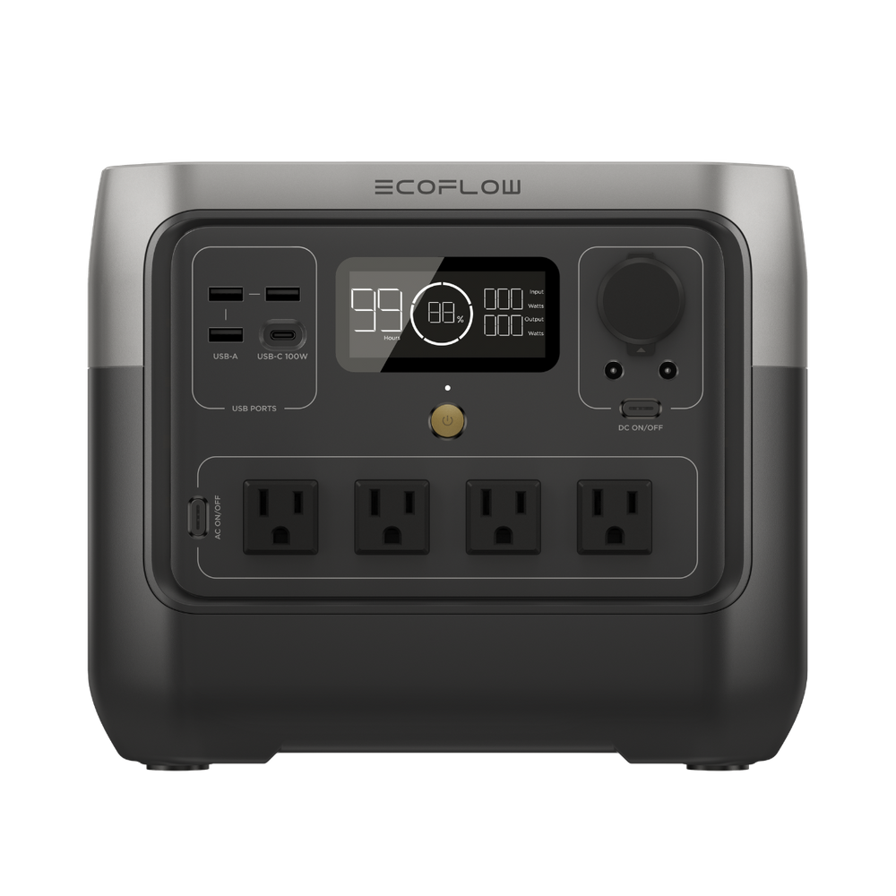 Estação de Energia Portátil River 2 Pro Ecoflow 1600w - Gerador de Energia Portátil