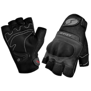 Luvas Moto Motoqueiro Dart 1/2 Dedo C/Protetor Preto Tam 3G Shiver Tipo X11 Texx