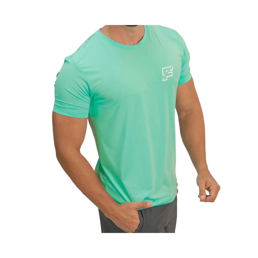 Camiseta Fobel Porto Masculina Verde Água