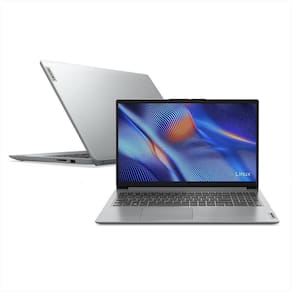 Notebook Lenovo IdeaPad 1i i3-1215U 4GB 128GB SSD Intel UHD Linux 15.6" 82VYS01100 Cloud Grey