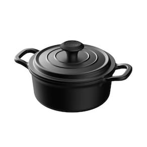 Caçarola Fetti Alumínio Antiaderente 16Cm Al. Pomel Preto