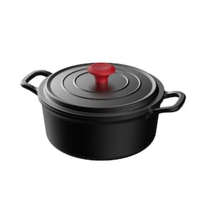 Caçarola Fetti Alumínio Antiaderente 22Cm Al. Pomel Vermelho