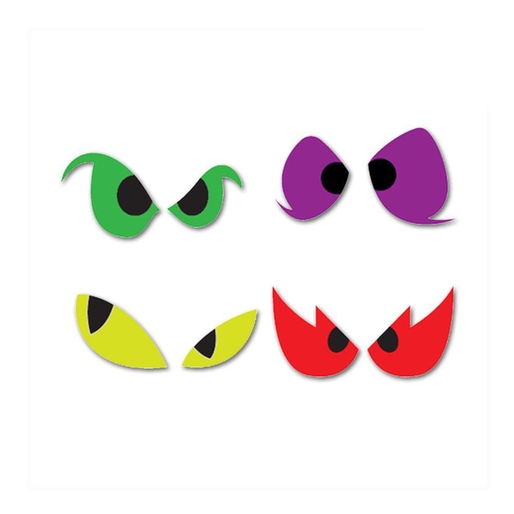 Decoração Porta Olhos De Monstros Coloridos Festa Halloween
