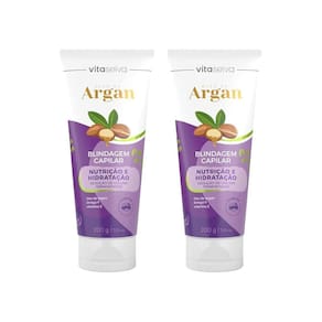 Blindagem Capilar Vita Seiva Argan 200G - Kit Com 2Un