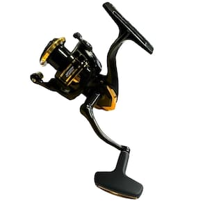 Molinete Para Pesca Deyu Harpoon 2000 LY Alumínio 5.2:1 Amarelo Drag 7kg Rol. 3
