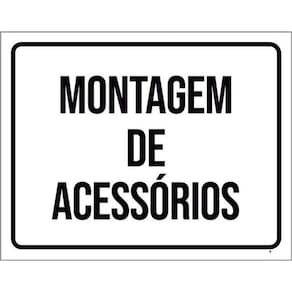 Kit 10 Placas Montagem De Acessórios Setor 36X46