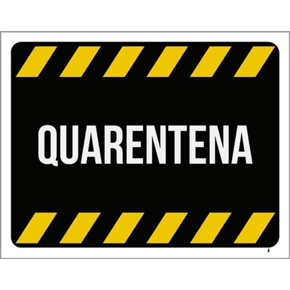 Kit 3 Placas Quarentena 36X46