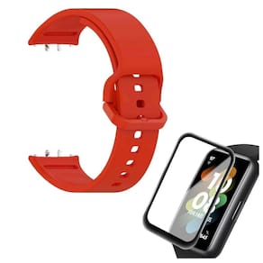 Pulseira Silicone Para Galaxy Fit 3 + Pelicula Silicone