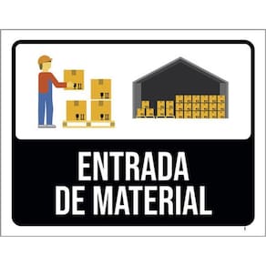 Kit 3 Placas Entrada De Material Desenho 36X46