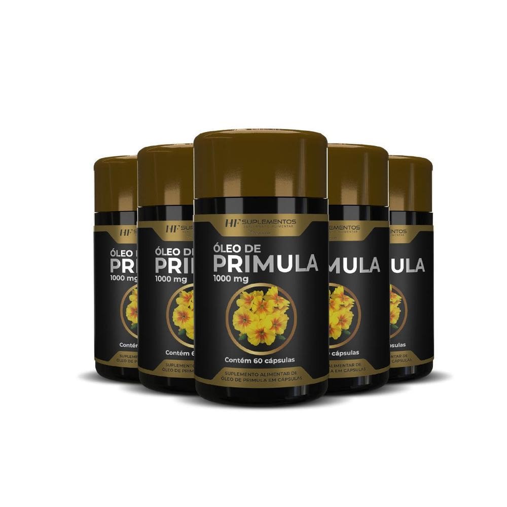 5X Óleo De Primula 1000Mg Premium 60Caps
