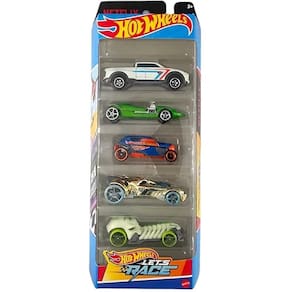 Hot Wheels Pacote 5 Carros Let`s Race - Mattel