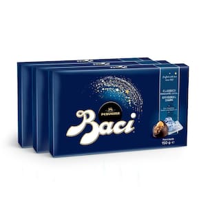 Chocolate Italiano Bombom Amargo Baci 3 Caixas 150G