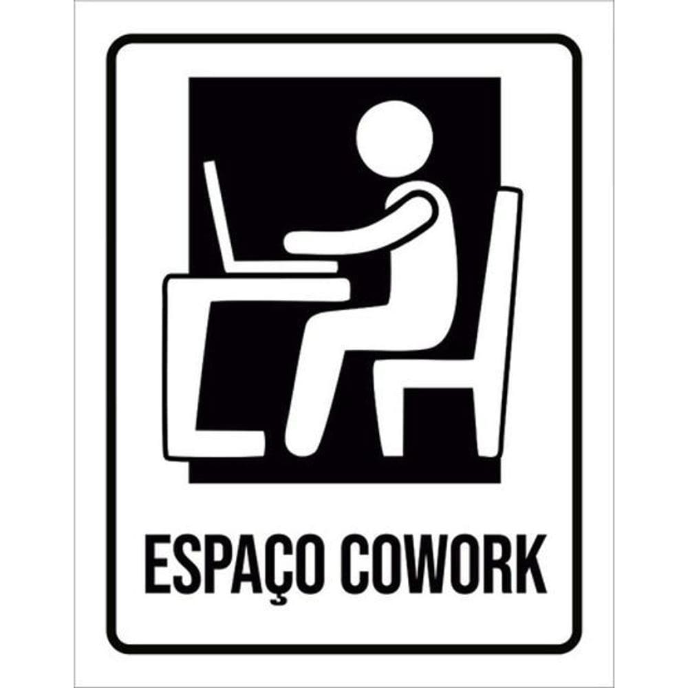 Kit 10 Placas Setor Espaço Cowork 36X46