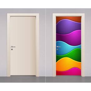Adesivo Envelopamento Decorativo Para Porta Cores Colorido