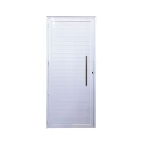 Porta Lambril E 210x90 Com Puxador e Rolete Branco