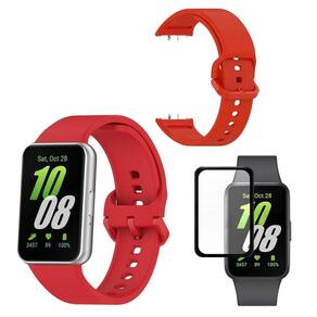 Pulseira Silicone Sport Para Galaxy Fit3 + Pelicula 3D