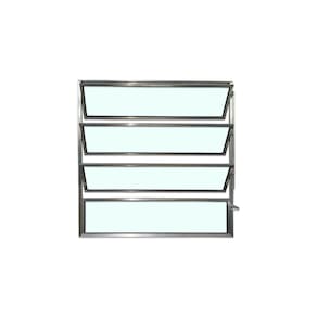 Vitro Basculante Brilhante 80x80 Linha Esmeralda Vidro Liso