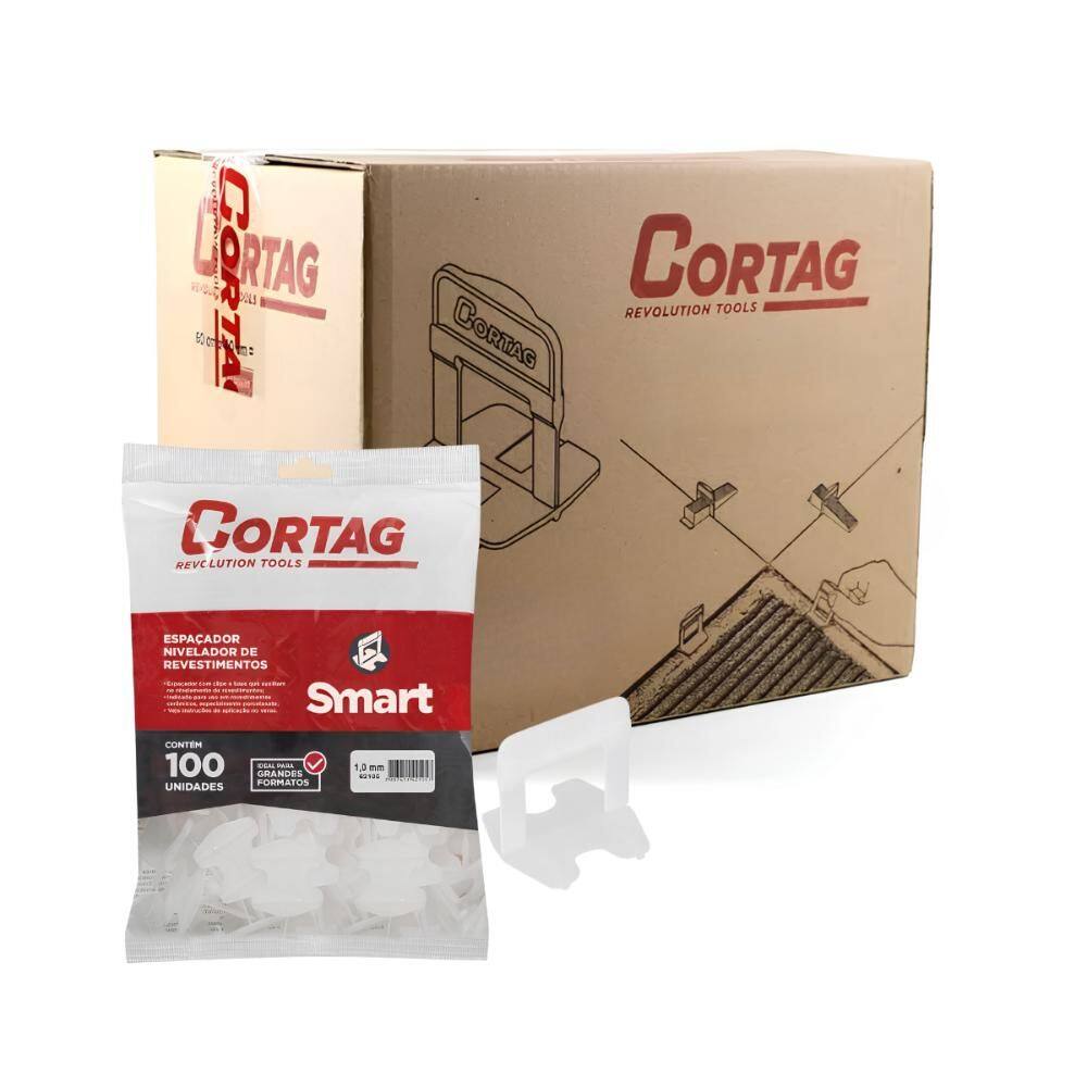 Espaçador Nivelador Smart 1,5mm Cortag C/200 Peças