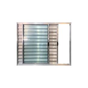 Veneziana 3 Folhas Brilhante 100x120 Linha 18 Esmeralda