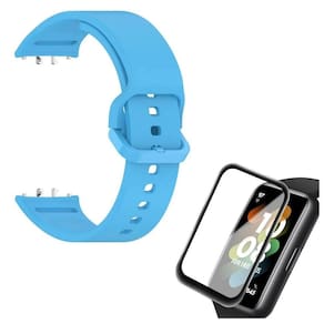 Pulseira Silicone Para Galaxy Fit 3 + Pelicula Silicone