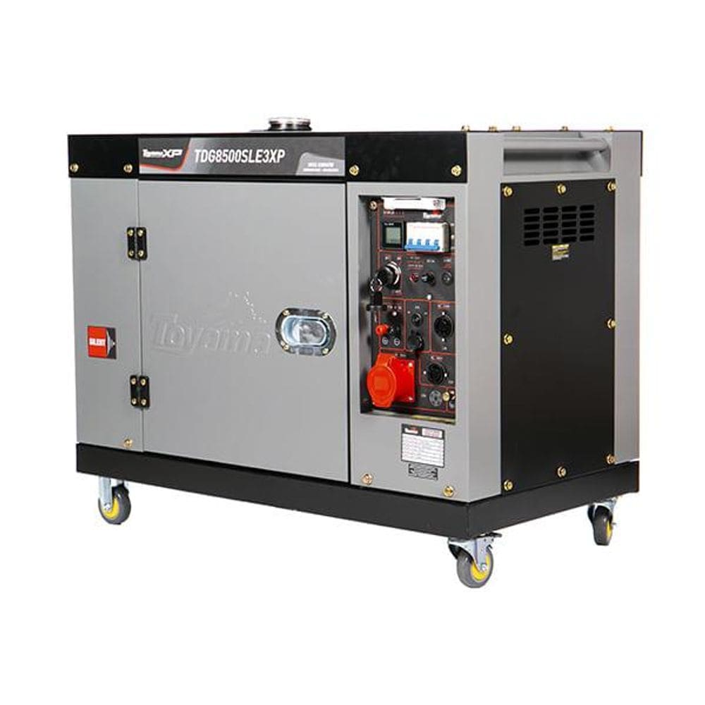 Gerador De Energia Diesel Toyama TDG8500SLE3DXP Trifásico 220v