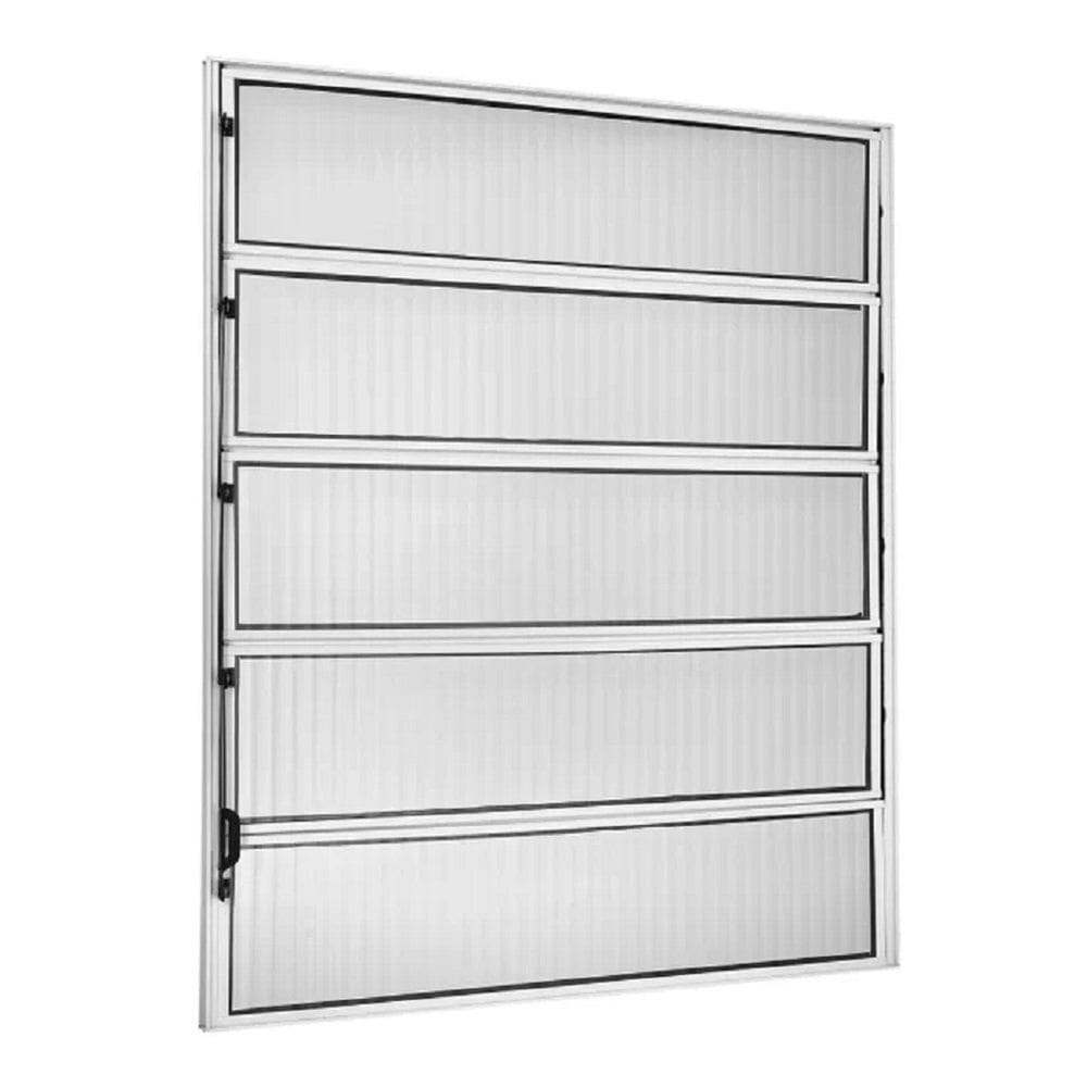 Janela de Aluminio Basculante 100x60cm Ecosul Esquadrisul Branco