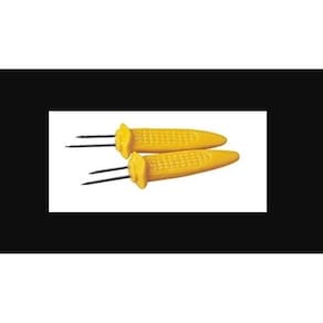 Espeto Milho Silicone Amarelo - Mimo Style - 2 unid. 8.7 cm