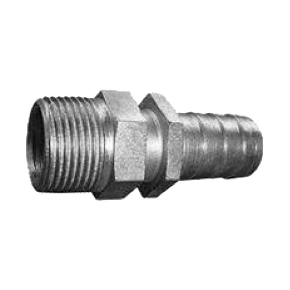 Espigão Fixo Macho 1/2" X 1/2" Rosca NPT Com Canal - DDS R113
