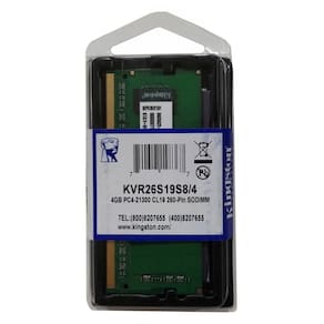Memória 4Gb Ddr4 2400Mhz Kingston Sodimm Compatível Para Dell Lenovo M44