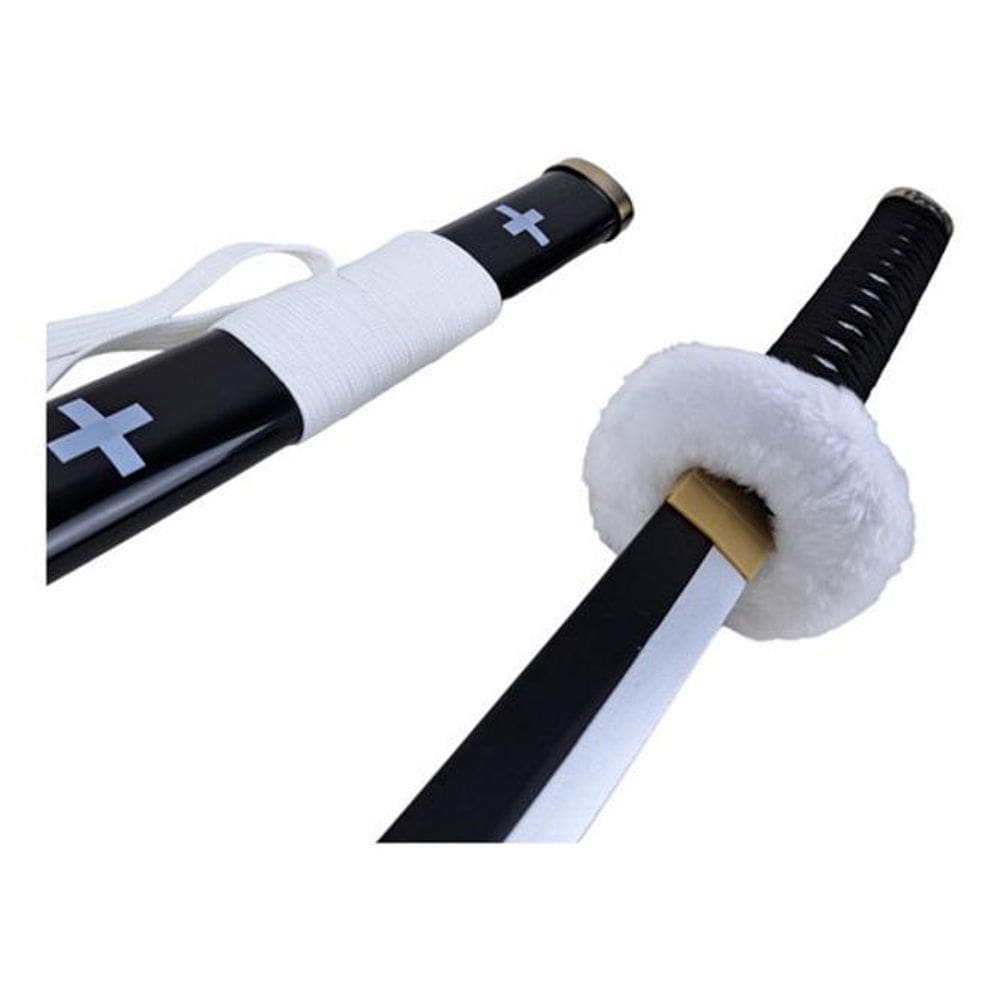 Espada Katana Trafalgar Law One Piece Lâmina Bambu Cosplay