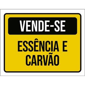 Kit 5 Placas Vende-Se Essência Carvão 36X46