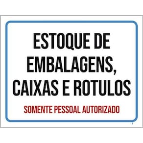 Kit 3 Placas Estoque Embalagens Caixas Rótulos 36X46