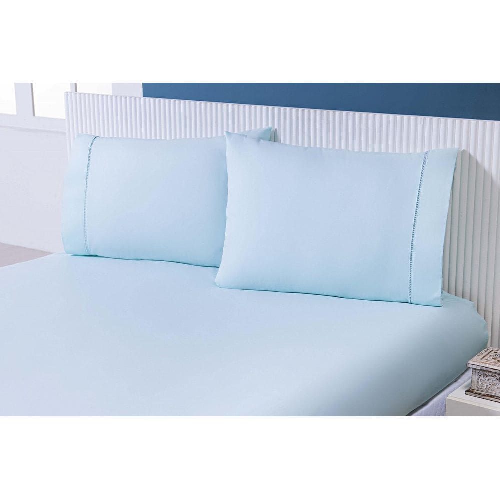 Kit 10 Fronhas 70X50Cm Percal 100% Algodo 300 Fios Ponto