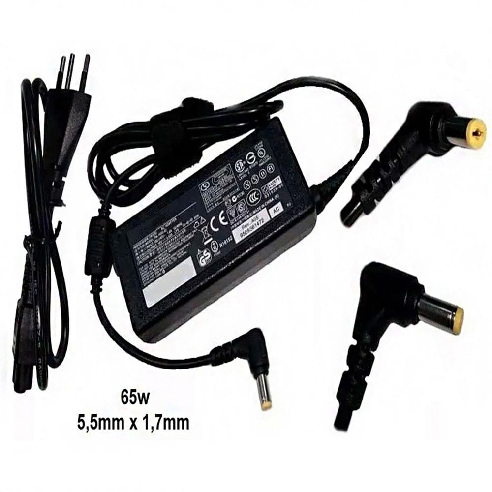 Fonte Carregador NBC Compativel Para Notebook Acer Pa 1450-26 - 65w Ac1914