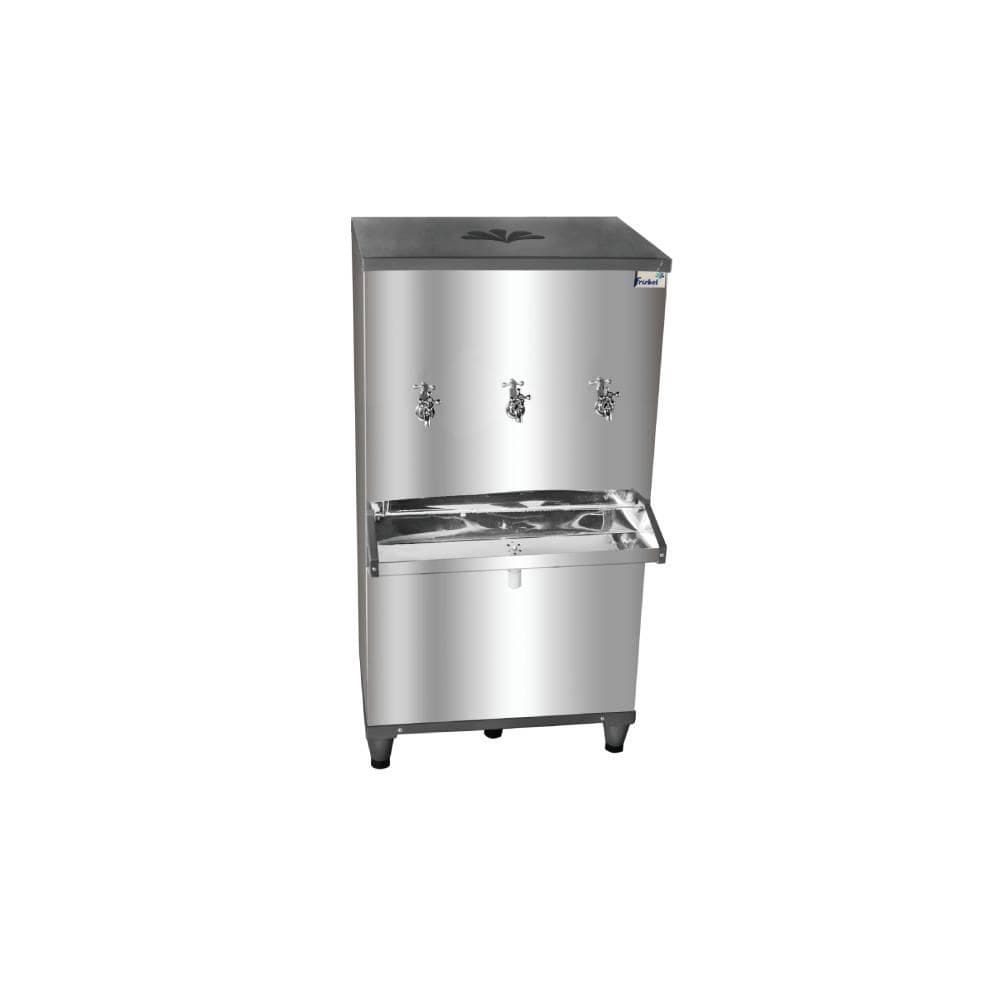 Bebedouro Industrial de Coluna Frisbel 100 Litros Inox - 127V