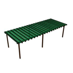 Kit Policarbonato Verde 4mm 12,00m X 2,00m - Perfis Naturais