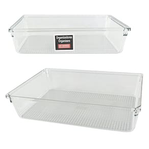 Kir 2 Organizador de Gavetas Caixa Multiuso Modular Transparente 23x15