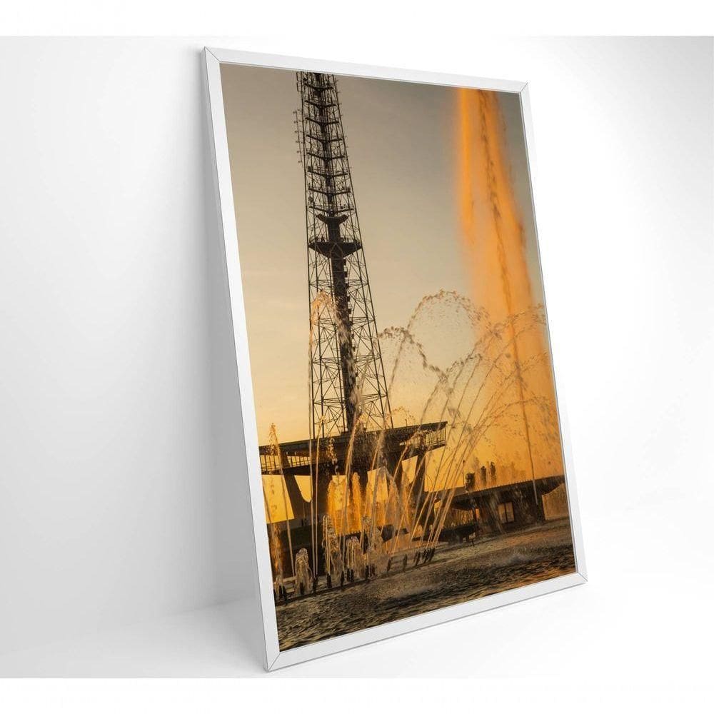 Quadro Torre De Tv Em Brasília Medidas 40x60 Cm Tipo De Impressão Adesivo Fotográfico