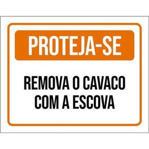 Kit 3 Placas De Proteja-Se Remova Cacaco Escova 36X46