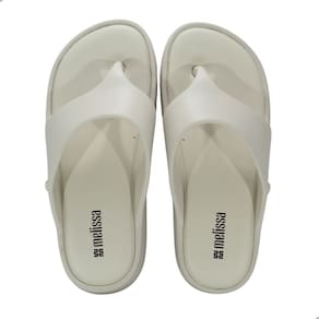 Tamanco Melissa Free Platform Thong Adulto Bege