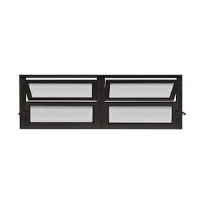 Vitro Basculante 2 Seções Preto 40x150 Linha 25 Jade