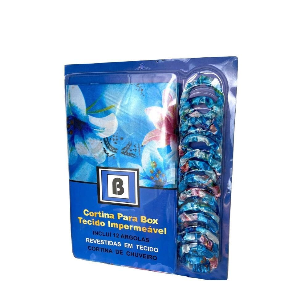 Cortina Para Banheiro Box Estampada 1.80Cmx1.80Cm