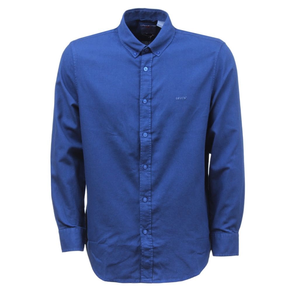 Camisa Masculina Manga Longa Azul Levi´s 36738