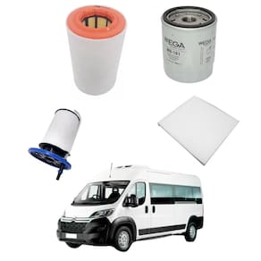 Kit Filtro Troca Óleo Citroen Jumper 2018 A 2024 WKU482 Wega