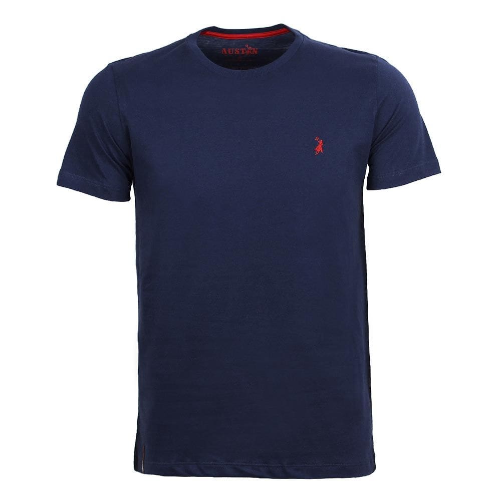 Camiseta Básica Masculina Azul Austin Western 25061