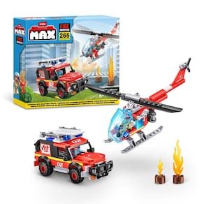 Blocos de Montar Max City Fire Rescue 265 peças