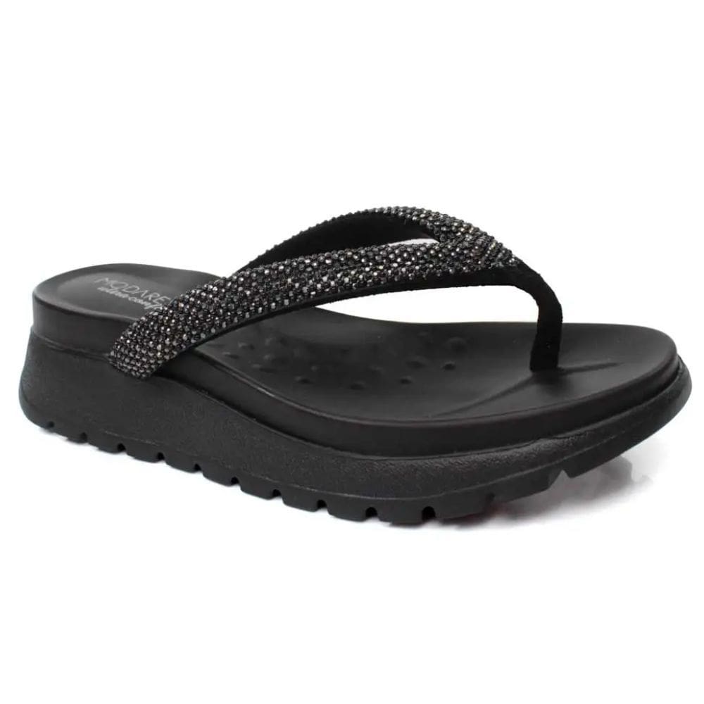 Tamanco Modare Black Diamond Conforto