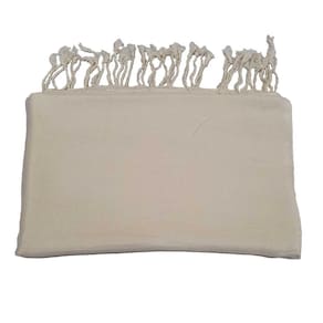 Echarpe Lisa 100% Viscose Off White 70Cmx180Cm