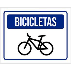 Kit 3 Placas De Entrada Estacionamento Bicicletas 36X46