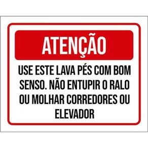 Kit 3 Placas Use Lava Pés Bom Sendo Elevador 36X46